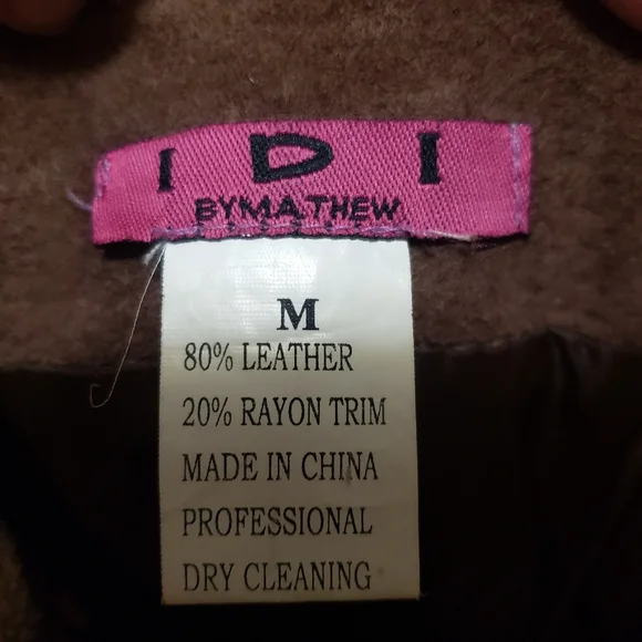 IDI by Matthew Brown Leather & Lace Lined Skirt BOHO Western Size Med - Picture 4 of 4